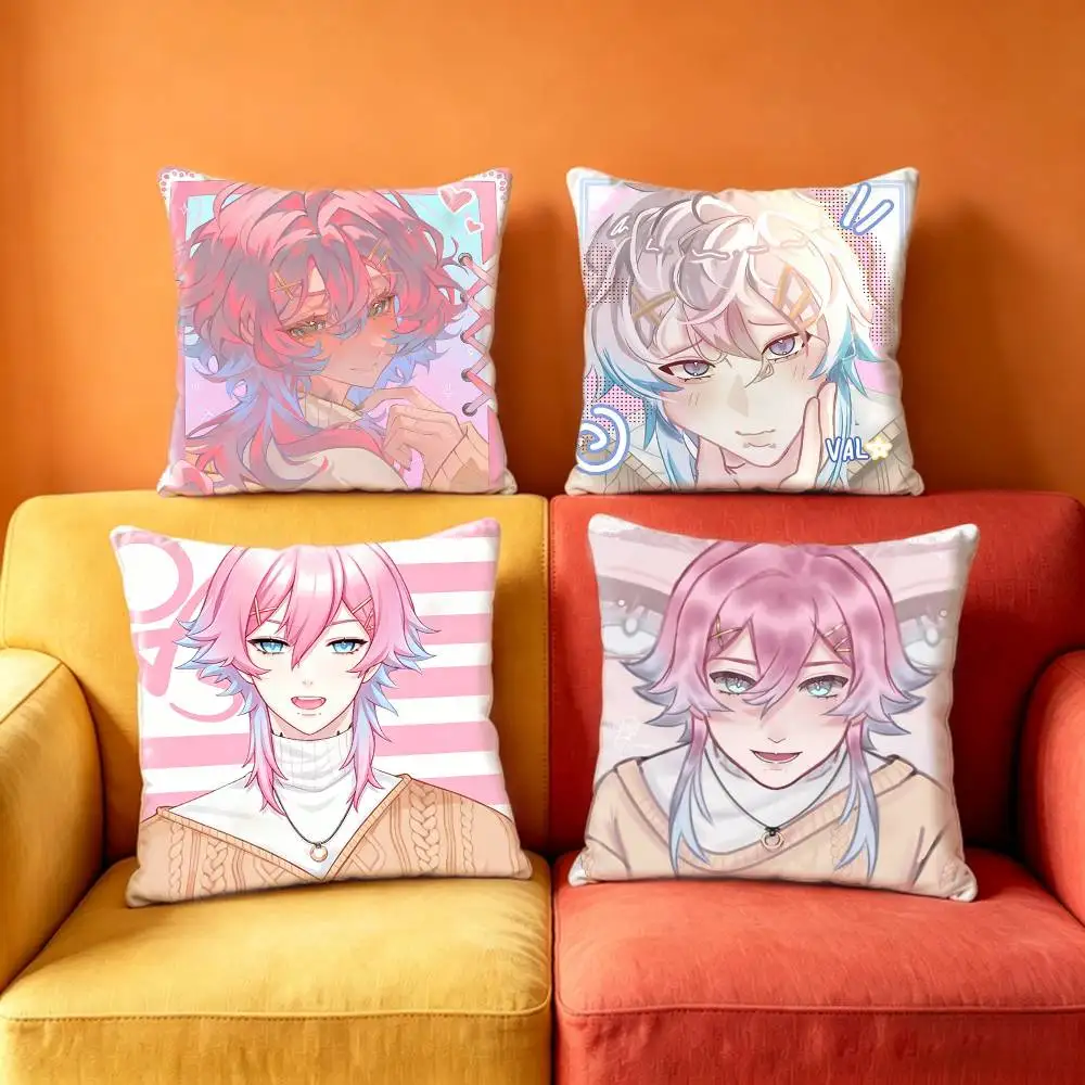 14DWY 14 Days With You Ren  Pillow Case Anti-dustmite Pillowcase Invisible zipper silky Sofa cushion cover for bedroom