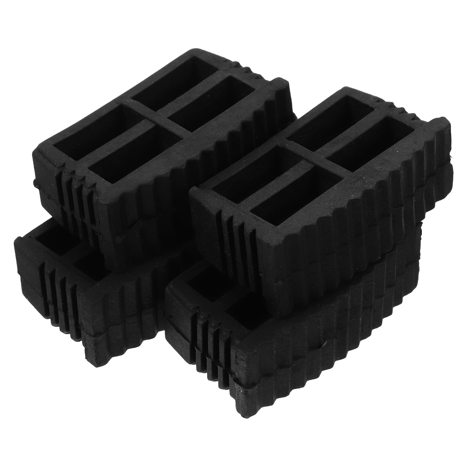 4pcs Ladder Foot Covers Rubber End Caps Non Slip Stabilizer Replacement Feet Pads Safety Protection  Ladder Non Slip Foot Pads