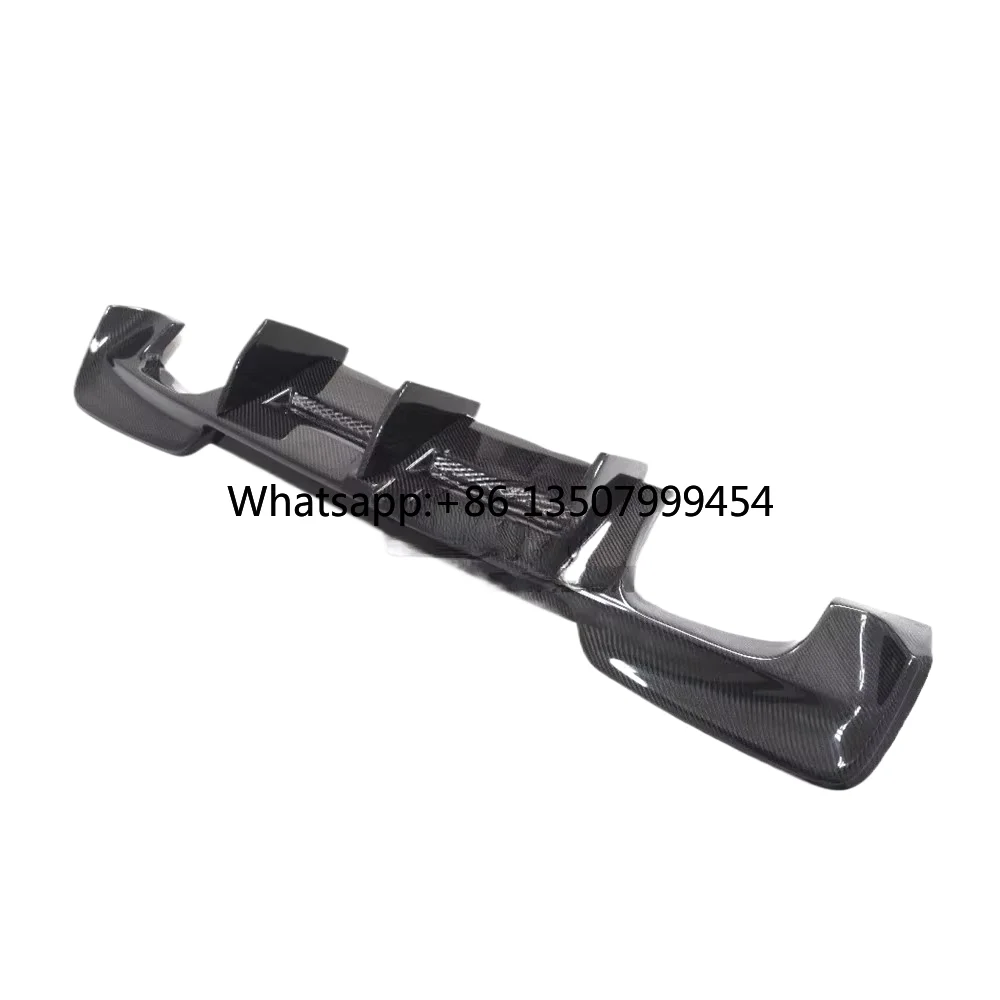2007-2013 Year Perfect Fitment Real Carbon Fiber Rear Diffuser Bumpers For 1 Series E82 Rz Style