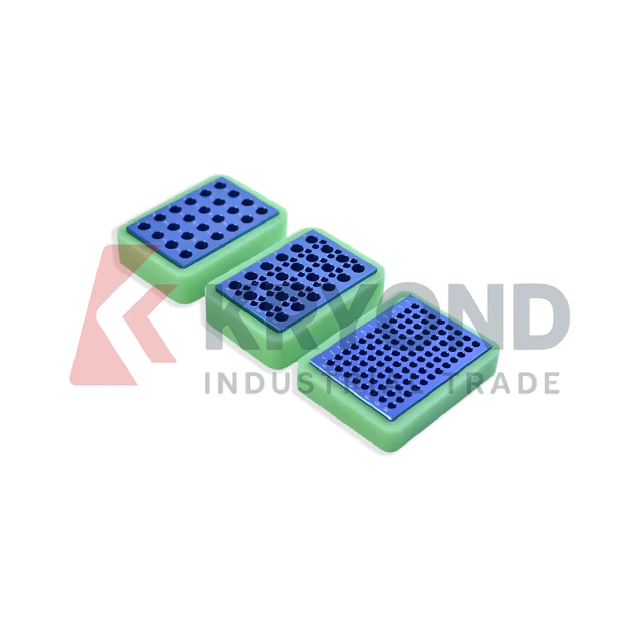 PCR Tubes Centrifuge Tubes Lab Silicone Stand Ice Modular Foam Rack For Ice Box Insert Foam Silicone Tube Holder for 0.2ml 1.5ml
