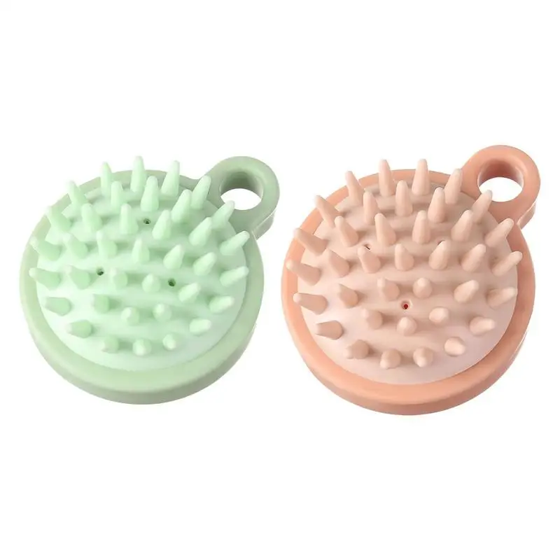 Silicone shampoo brush Bath massage scalp comb Household dandruff and itching relieving shampoo brush Hair Hairdressing Tool