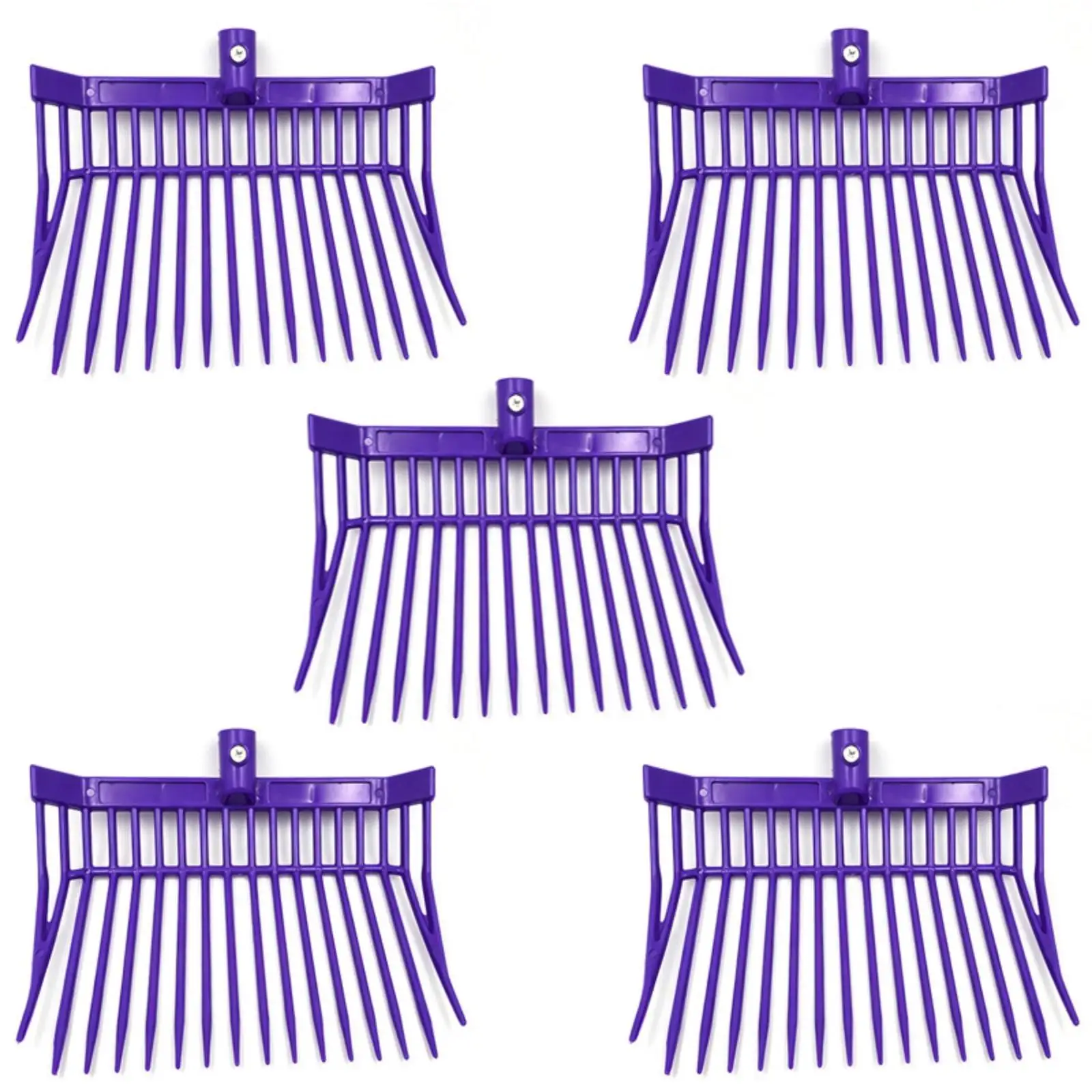 Stable Cleaning Fork 16 Tine Manure Fork Efficient Sifting Grass Fork Farming Tool for Equestrian Stable Care