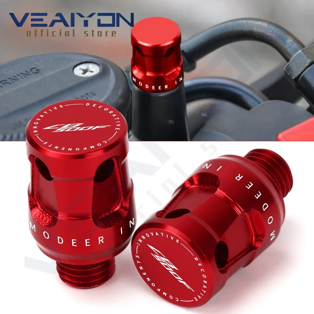 

For CB500F CB 500F CB500 F cb 500 f Motorcycle Accessories CNC Aluminum Mirror Hole Plugs Screws Bolt high quality M10*1.25