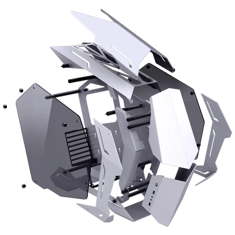 حافظة جديدة تمامًا Jonsbo MOD-3 Mini White RGB Middle Tower Case PC Gaming CASE