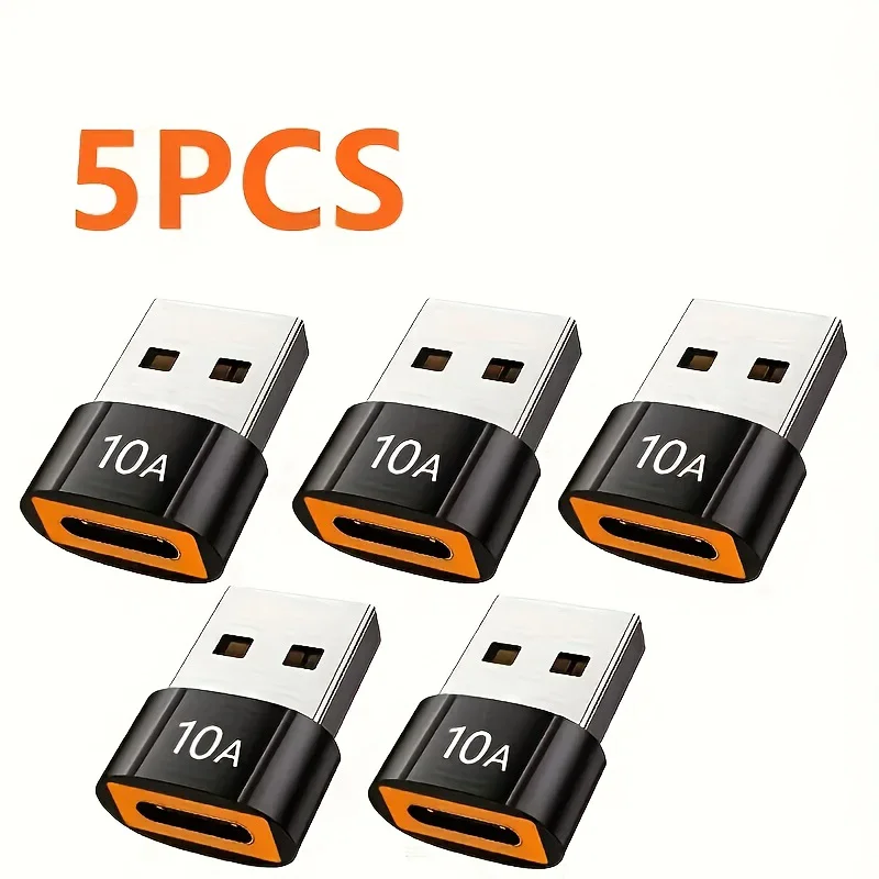 10A USB A To USB C OTG Adapter Type C to USB Converter USB 3.0 Adapter For Xiaomi 14 MacBook USB To Type C OTG Connector image 3