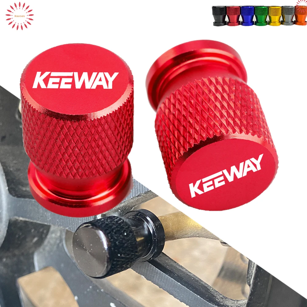 Tyre Valve Cap Air Port Cover Cap For Keeway Hurricane 50 Vieste 300 RKF 125 Universal CNC Aluminum Wheel Motorcycle Accessories