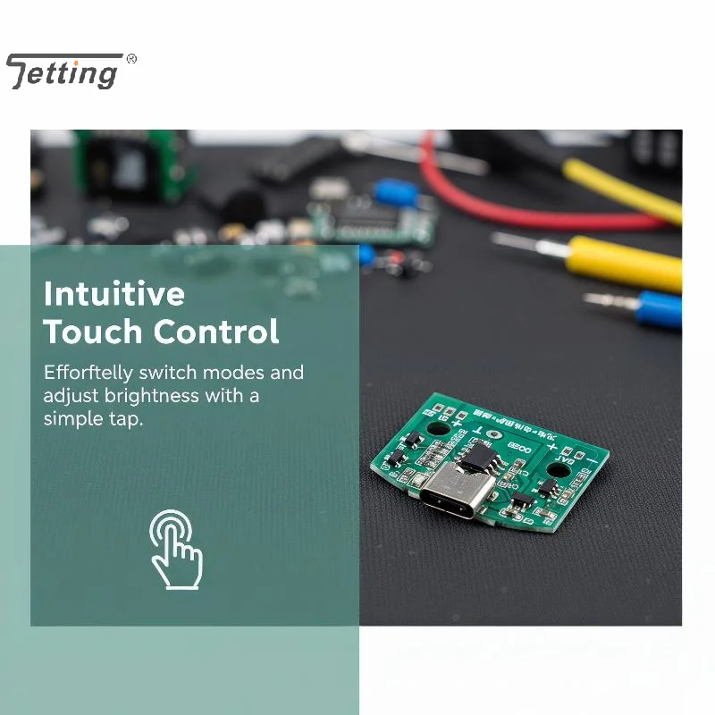

Table Lamp Circuit Board Type-C USB Charging Three Gear Stepless Dimming Led Touch Small Night Lamp Control Module