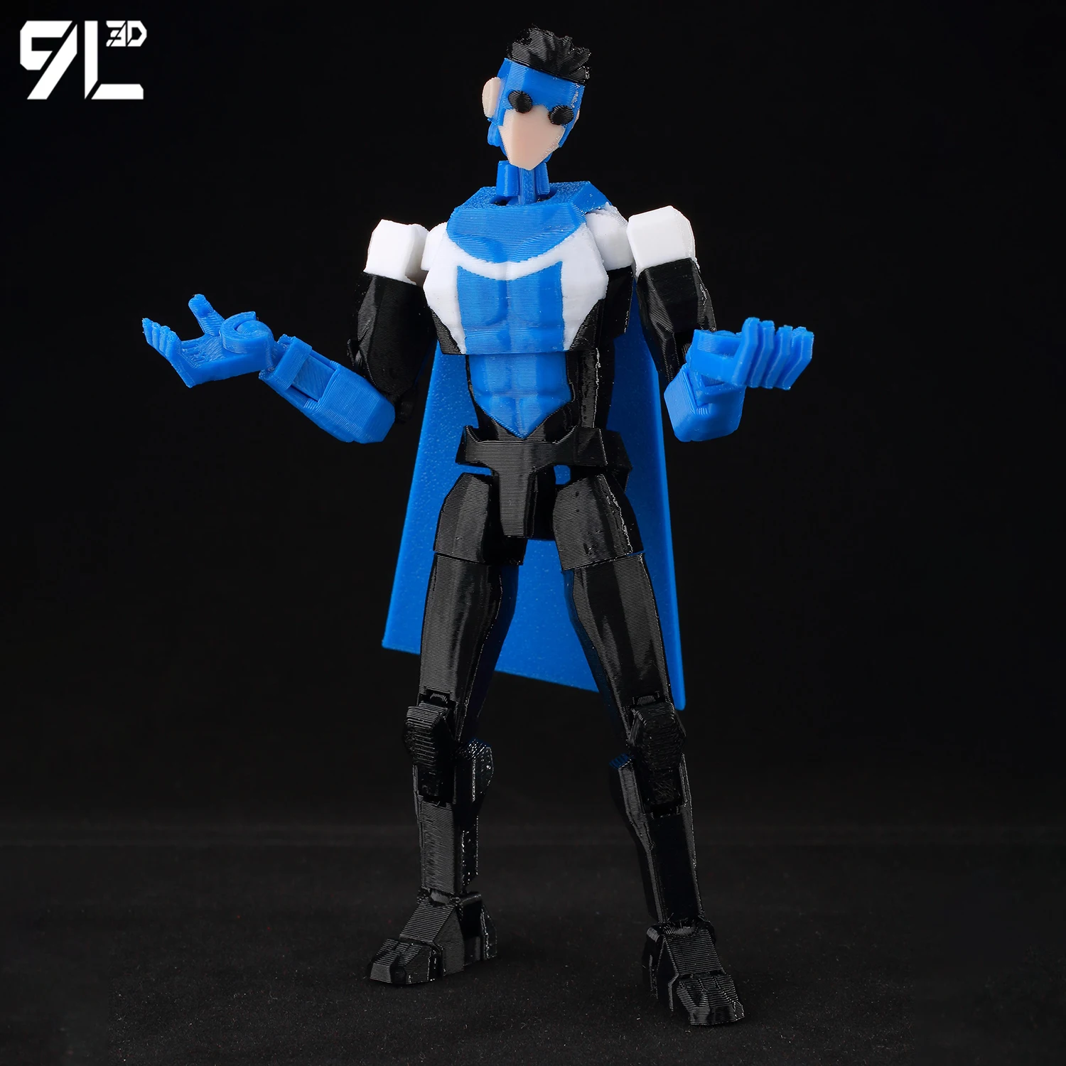 9L3D Lucky Titan13 Invencible edición limitada decoración navideña Superman diseño articulado de precisión figura móvil dinámica regalo para niño