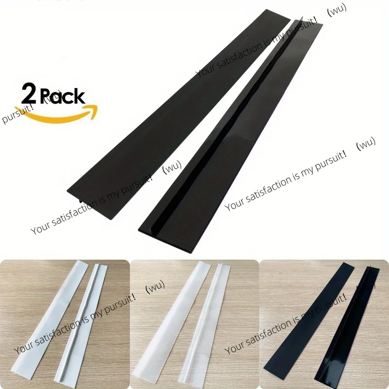 2Pcs Silicone Stove Counter Gap Cover Silicone Kitchen Gap Filler Heat Resistant Silicone Stove Counter Gap Filler