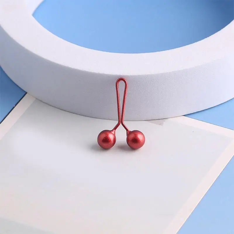  Multipurpose Pearls Scarf Holder Iron Resin Materials Slip Resistant Daily Wear