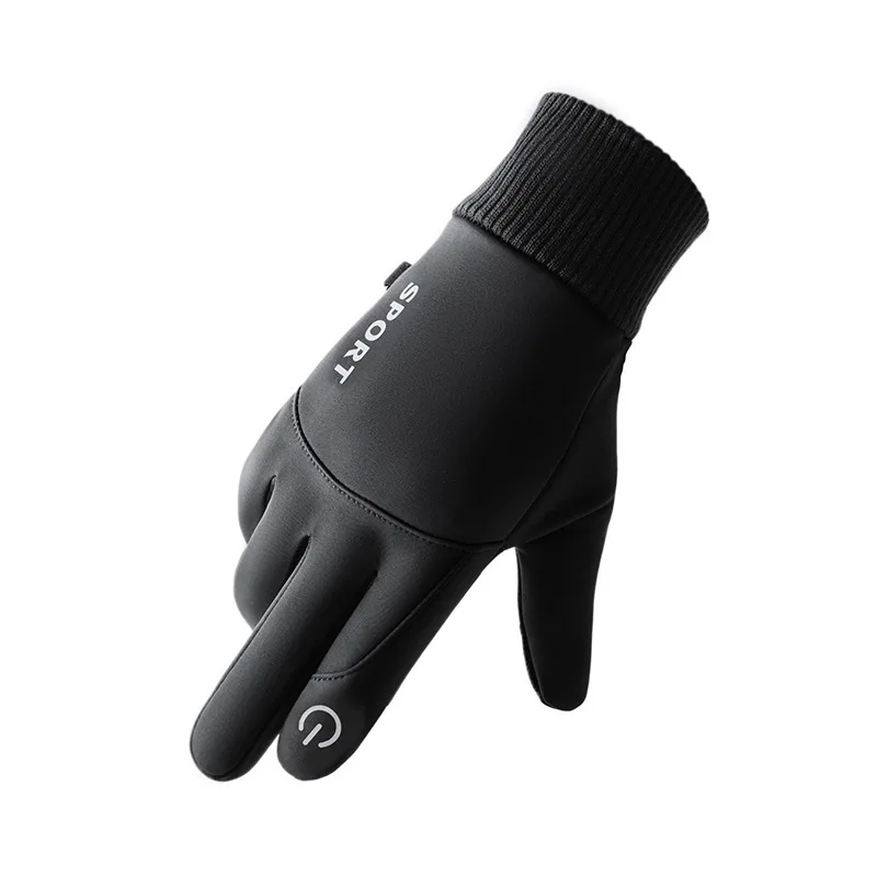 

Autumn and Winter Thermal Gloves, Men's and Women's Outdoor Touch Screen Waterproof, Windproof and Warm, Ski Sports Gloves
