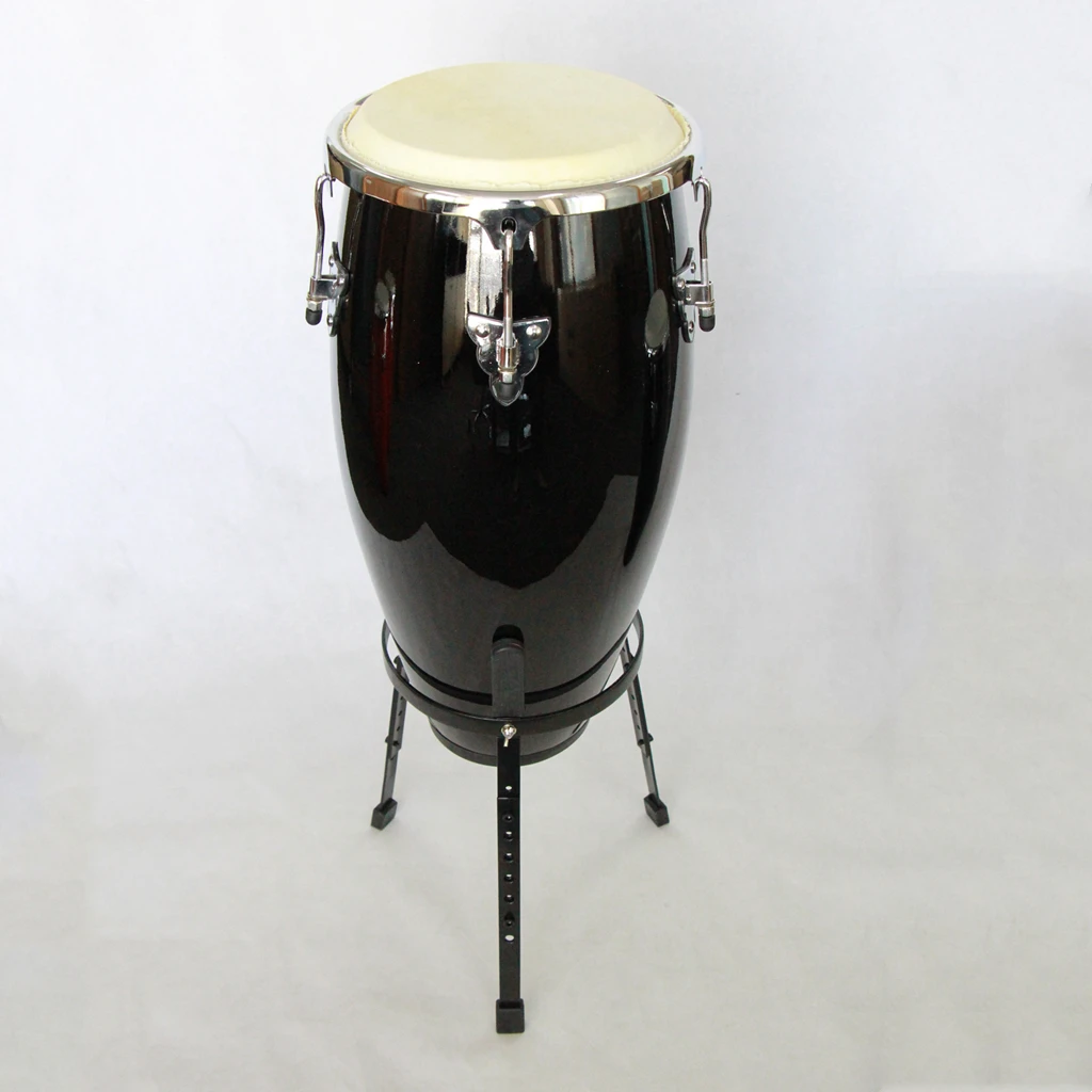 High Quality African Conga Drum Fiberglass Goat Leather Head Colored Conga Drum