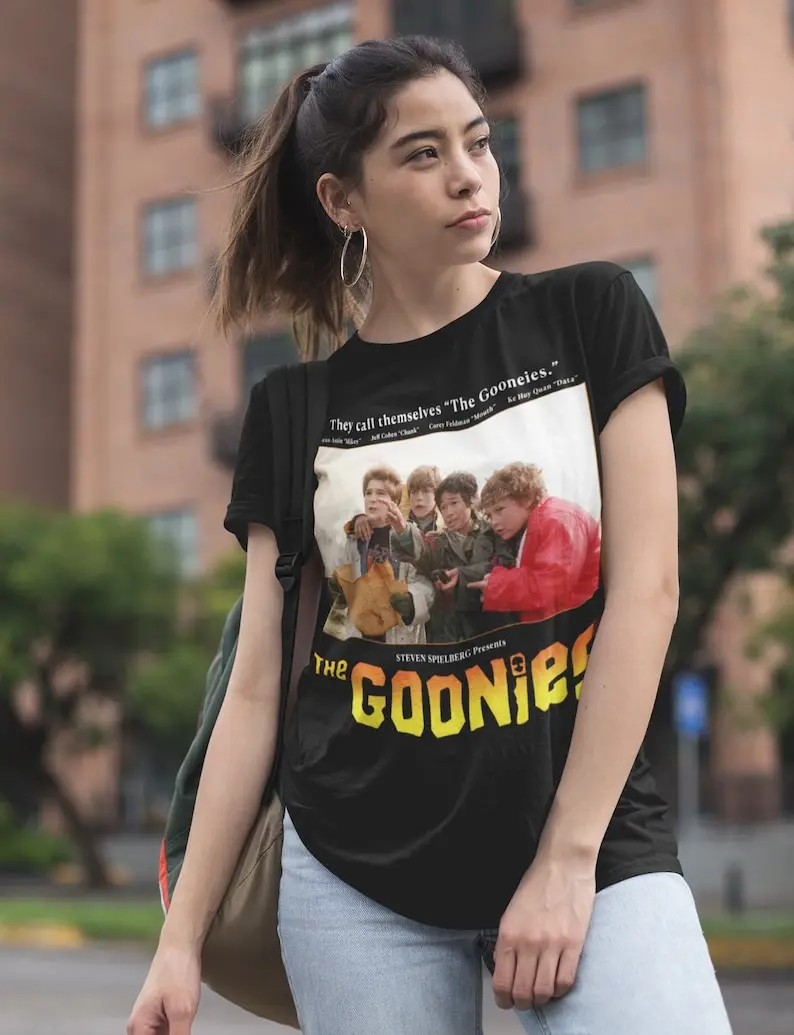 The Goonies Vintage Movie T-shirt, Unisex, Gift for 80s Classic Movie Lovers, Nostalgia Retro Movie, Adventure Film