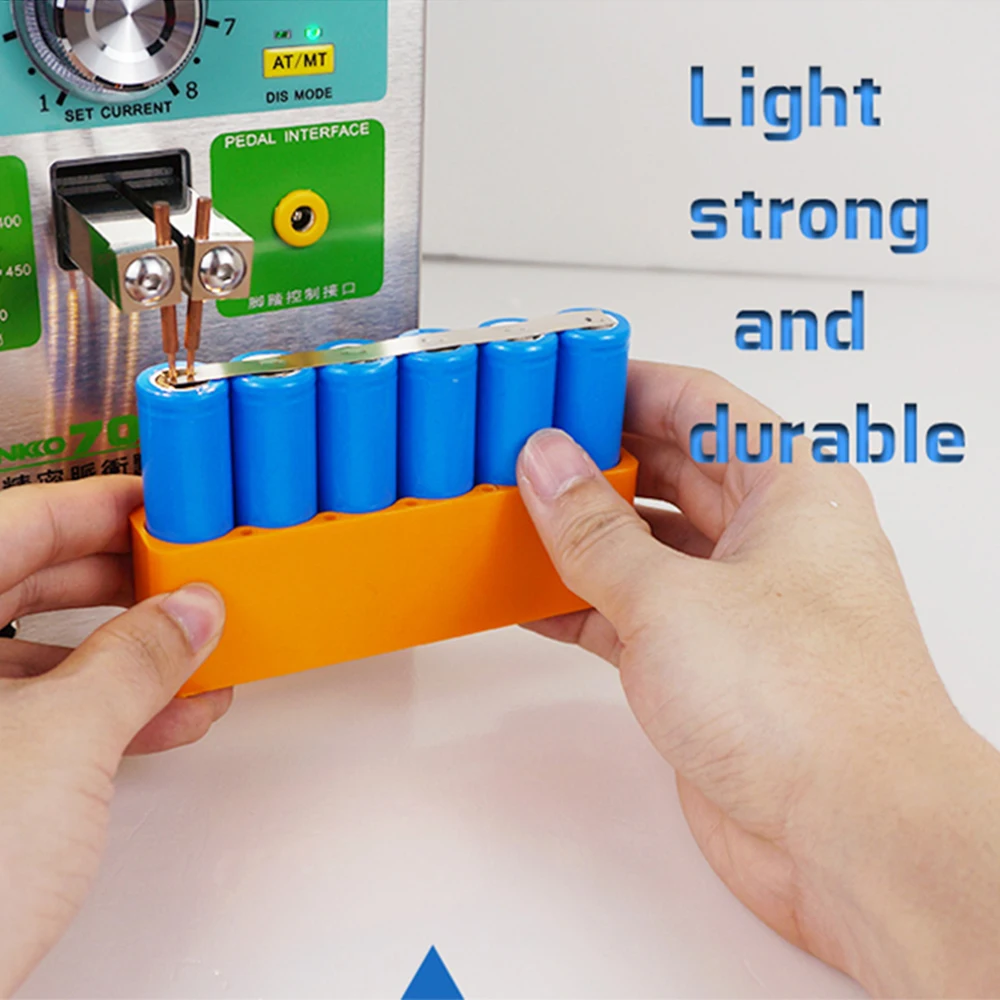 18650 Lithium Battery Case Holding Fixture Li-ion Battery Pack Welding Fixture Battery Holding Mold Welding Auxiliary Tools