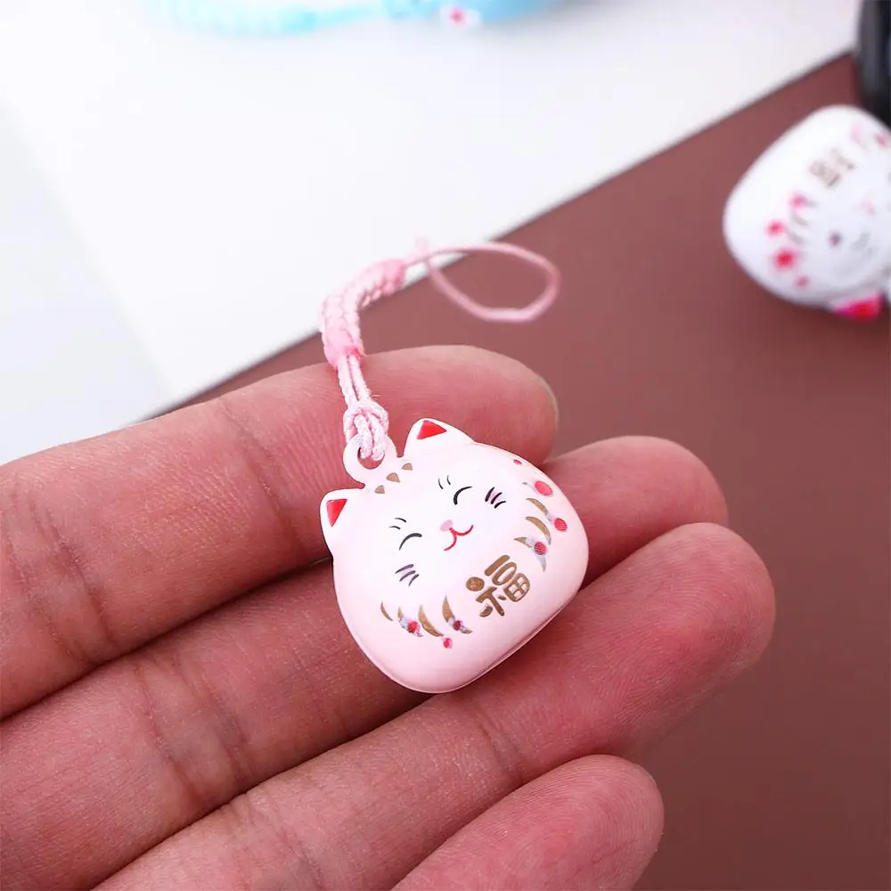 Cute Cartoon Keyring Bag Pendant Phone Pendant Japanese Lucky Cat Keychain Maneki Neko Mobile Phone Strap Phone Charm view 3