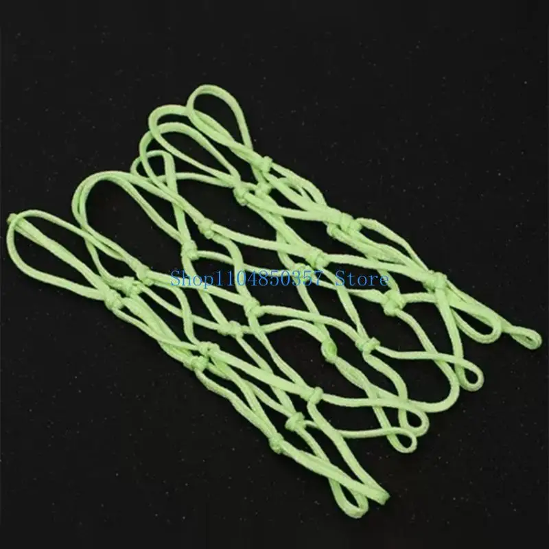 

652F Nightlight Luminous Basketball Net 12 Rings Standard Size Glowing Basketball Net