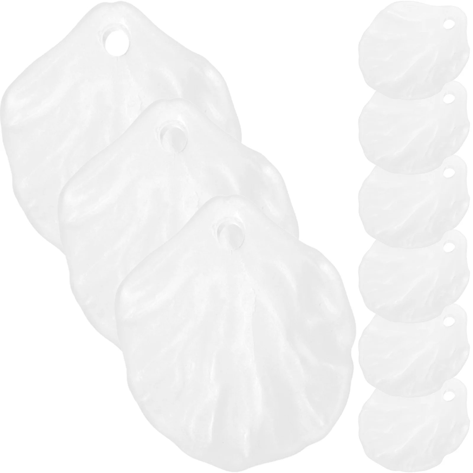 100pcs Acrylic Flower Cabochon Settings Charms For Jewelry Making Diy Craft Supplies Pendant Decorations Necklace Bracelet