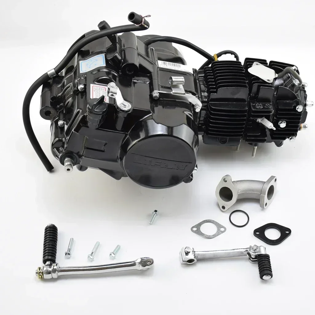 LIFAN Motorcycle 140CC W140 Foot Kick Start Engine 1P55FMJ Speed Gear 0-4 Dirt Pit bike ATV QUAD DAX Z50