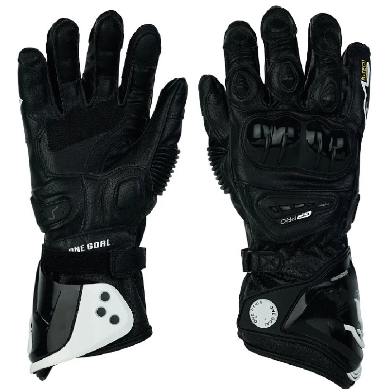 

GPPRO Motorcycle Gloves Men Cowhide Racing Motocross Gloves Four Season Hard Knuckle Touchscreen Moto Gloves For Dirt Bike Moto