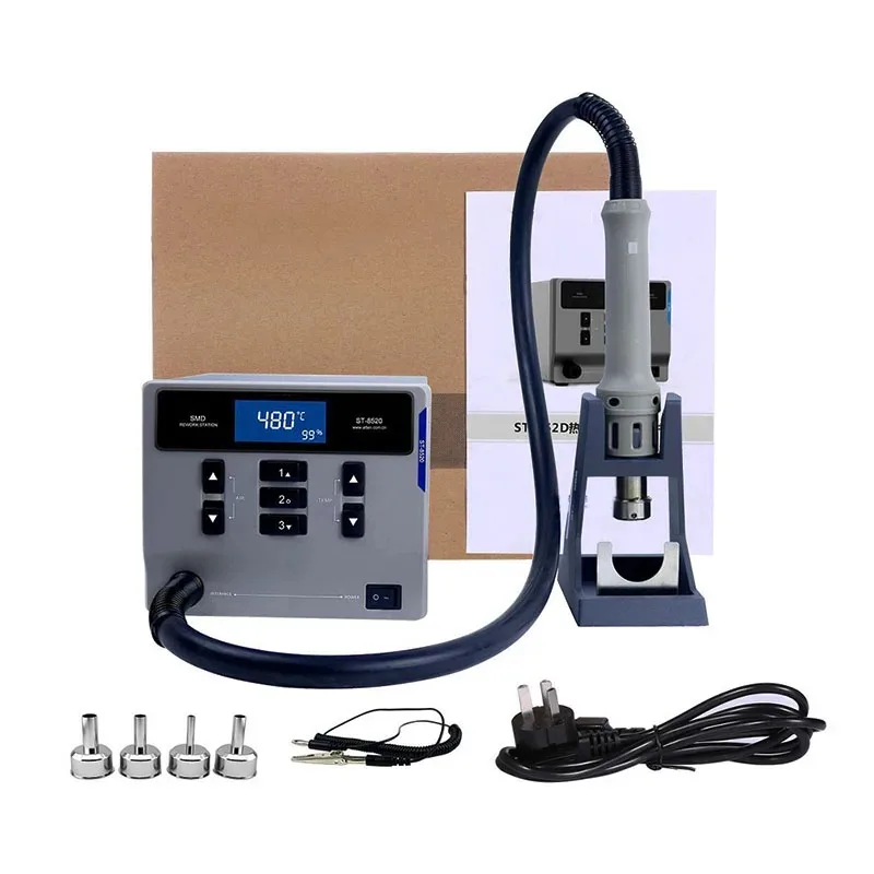ST-862D Hot Air Gun with Digital Display Sleep Feature Adjustable Constant Temperature for Mobile Phone Repair Welding Station