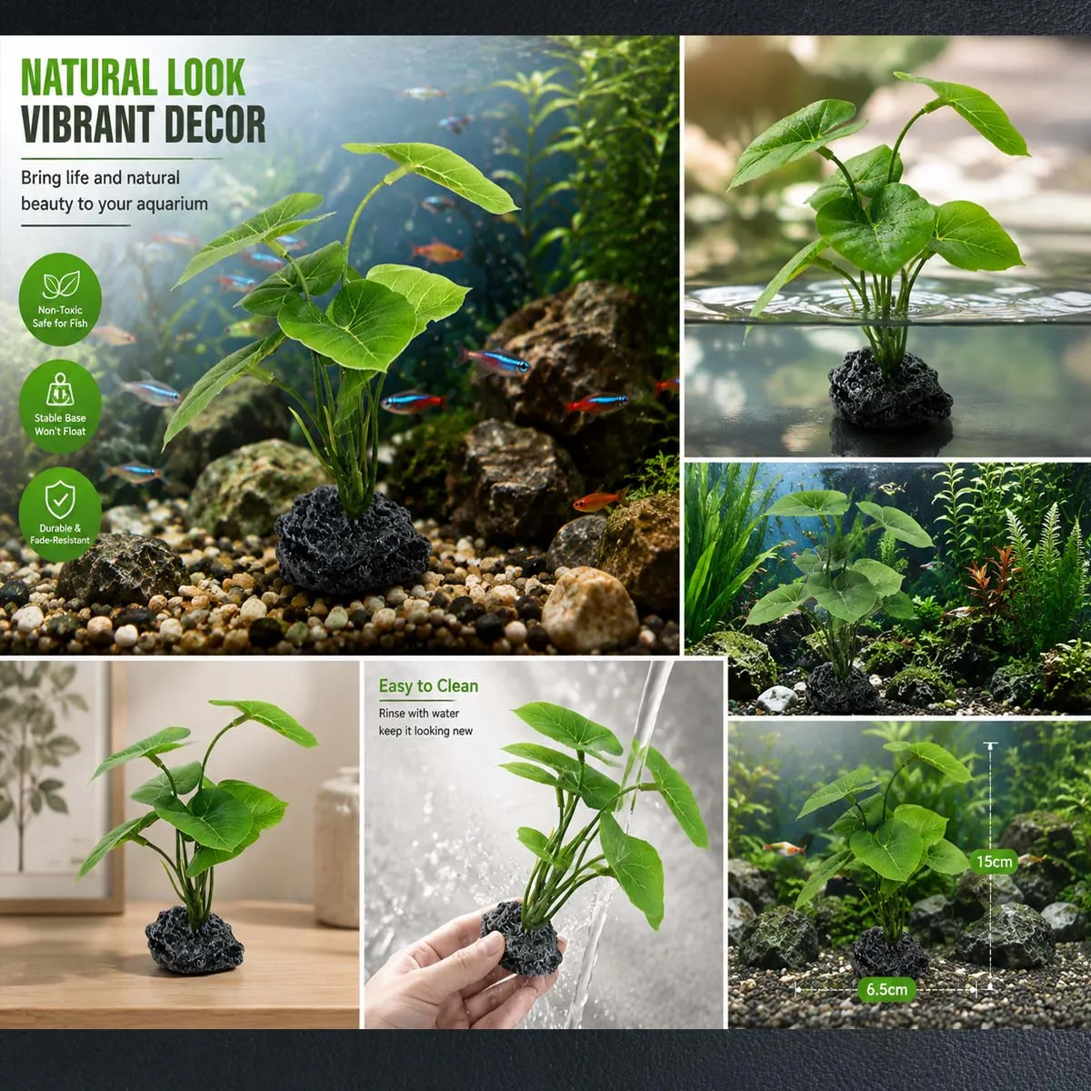1個入り水槽用シミュレーション植物、人工水生植物、リアルな爬 - Terrarium Moss Art のレビューと価格