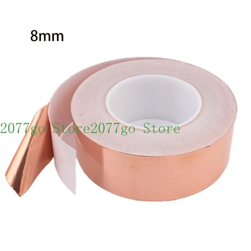

Y1UD Single Guide Copper Foil Tape Copper Conductive Adhesive Tape Shield Tape