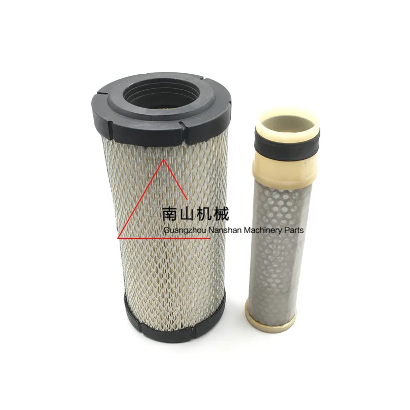 Excavator Supplies KUBOTA 30 35 Air Filter Excavator Accessories Engine Air Filter AB Style Filter Excavator Parts