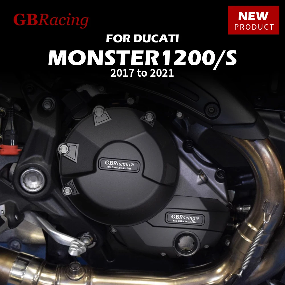 

GBRacing MONSTER 1200 S 2017-2021 защитный чехол для двигателя мотоцикла для DUCATI, защитный чехол для корпуса и рамы сцепления