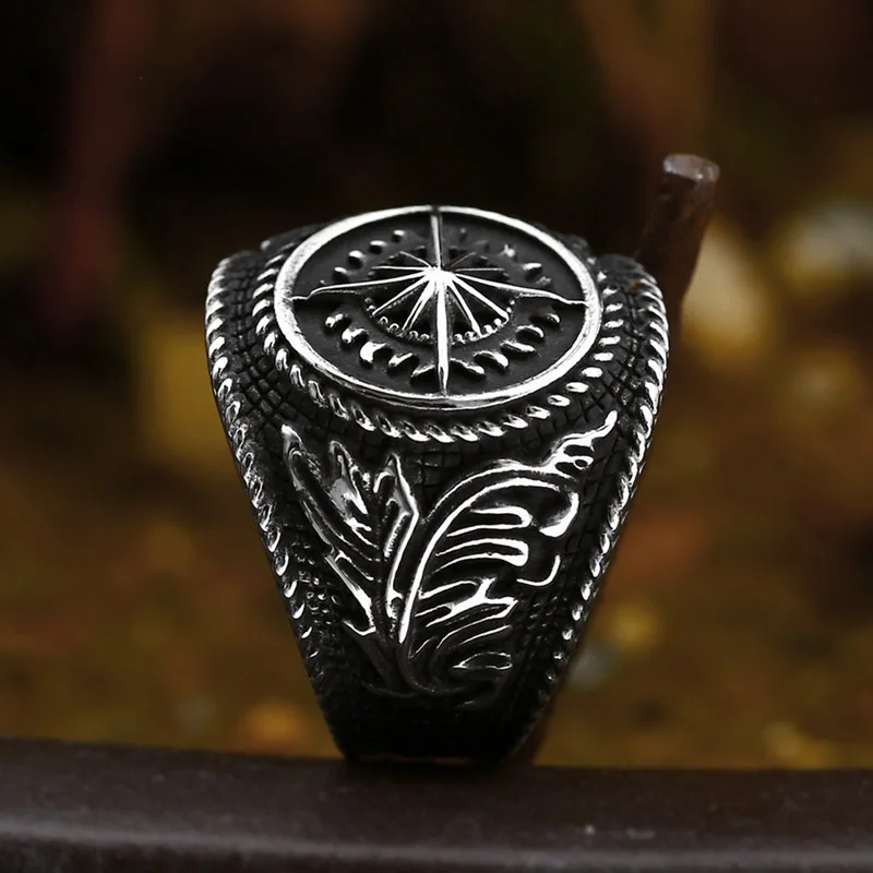 BEIER 316L stainless steel New style Quality Jewelry Southern Cross Men's Ring BR8-1225