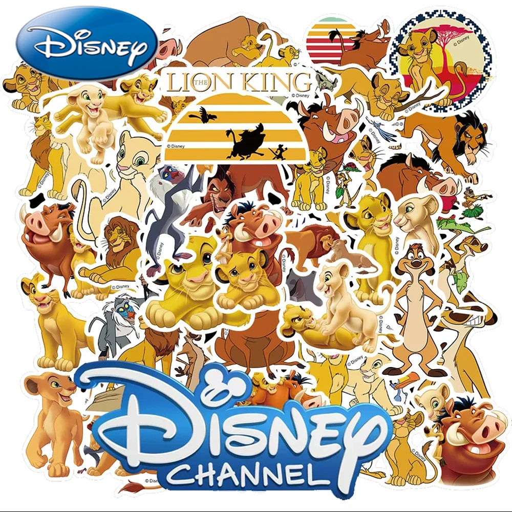 10/30/50pcs Disney Cartoon The Lion King Stickers Cute Anime Movie Graffiti Sticker Decals for Kids Toy Phone Notebook Suitcase