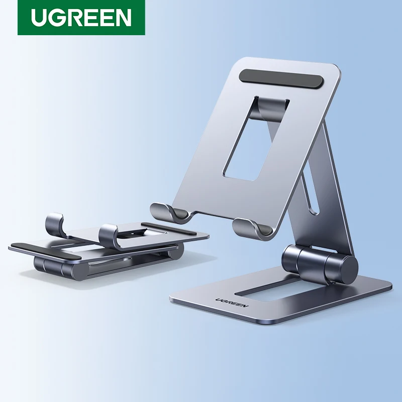 UGREEN Phone Holder Stand For iPhone 15 14 13 Pro Xiaomi Samsung Huawei Mobile Phone Stand Aluminum Protable Phone Tablet Holder