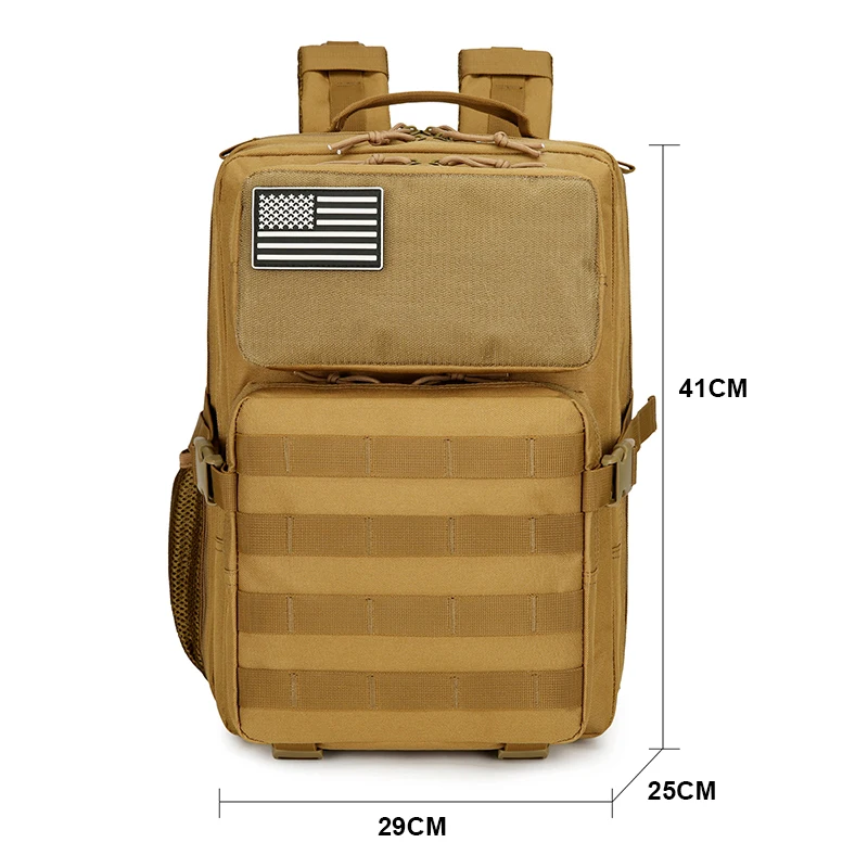 Toposhine 30L التكتيكية على ظهره في الهواء الطلق حقيبة اللياقة البدنية على ظهره مولي على ظهره المرأة/الرجال المشي لمسافات طويلة بقاء على ظهره زجاجة حامل #2