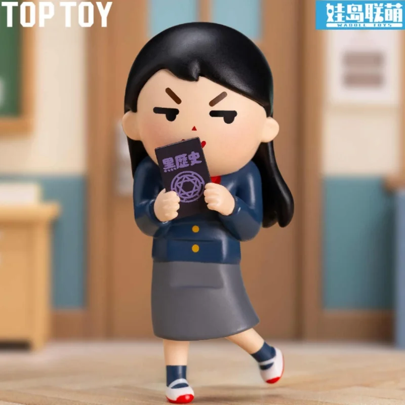 

TOPTOY Blind Box Funny Illustration Prone Lying Character Another Day Alive Series Car Desktop Decor Ornament For Adults
