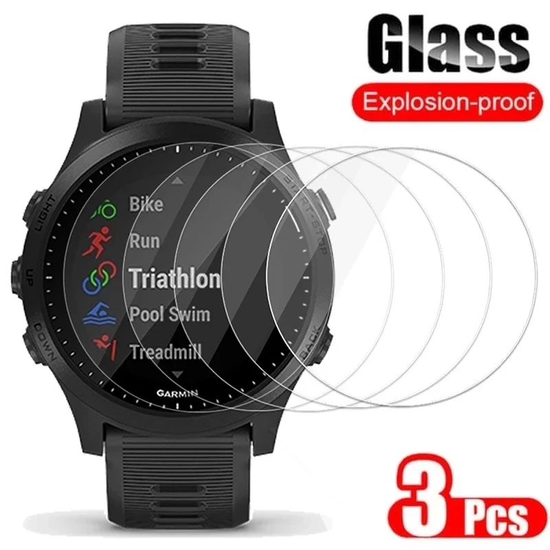 

3 шт. закаленное стекло для Garmin Forerunner 955 255 255S 945 935 245 735 645 Защитная пленка для экрана смарт-часов защитное стекло