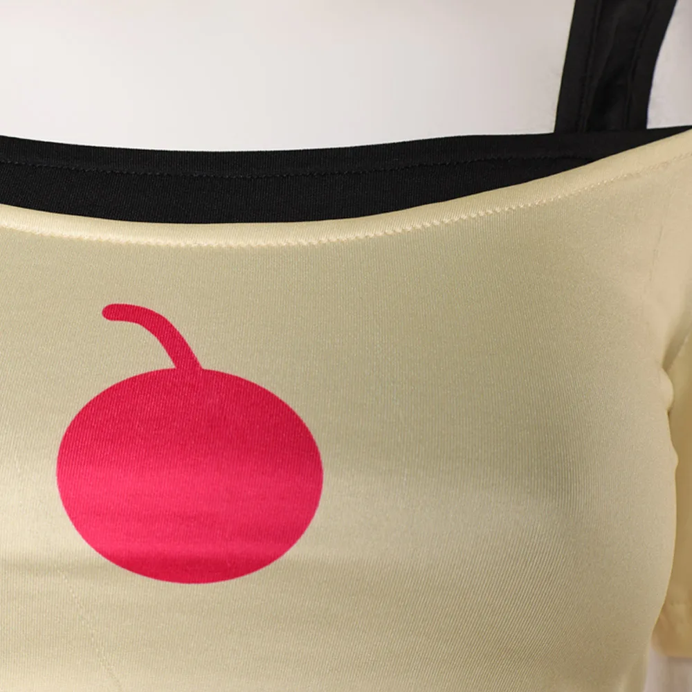 فندق 2 TV Hell Inn Cherri Bommb أزياء تنكرية للنساء ملابس فانتازيا قفازات علوية طقم تنانير بدلات الهالوين النسائية