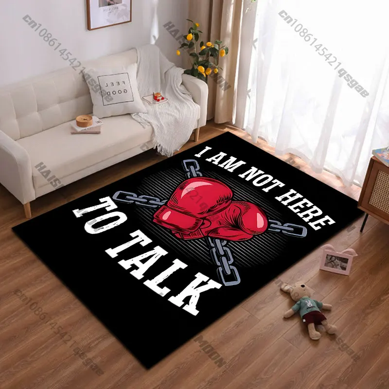 Physical strength and determined attitude carpet Yoga living room room decor children's crawling mat doormat area rug