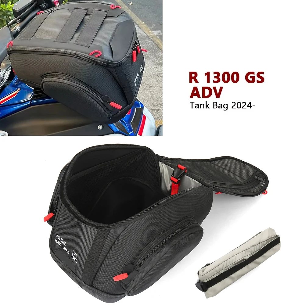 

Motorcycle Accessories Fuel Tank Bag Luggage Storage Bag Black Kit For BMW GS1300 R Adventure R1300GS ADV 2024 2025