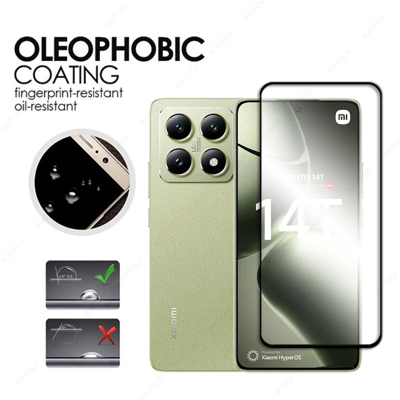 

Закаленное стекло для Xiaomi 14T Защитная пленка для экрана Xiaomi 14T 5G Black Edge Защитная пленка для камеры Xiaomi 14T Pro