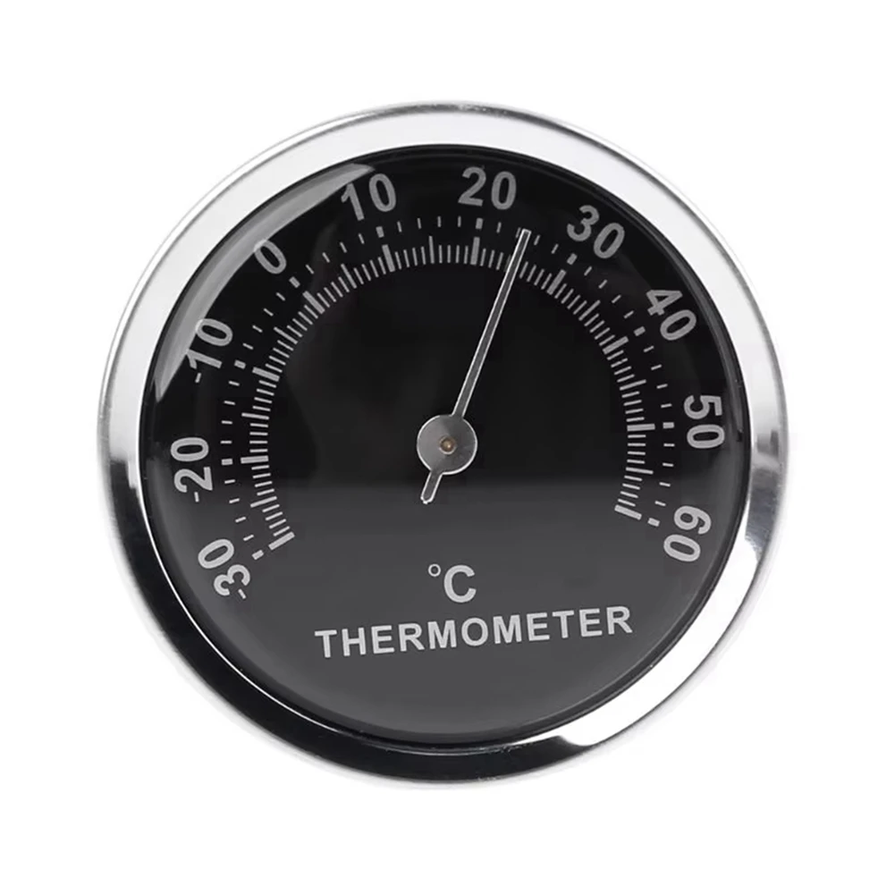 AA14 Mini Indoor and Outdoor Mechanical Thermometer-30-60℃ , with Double-Sided Stickers, High Instrument Tools