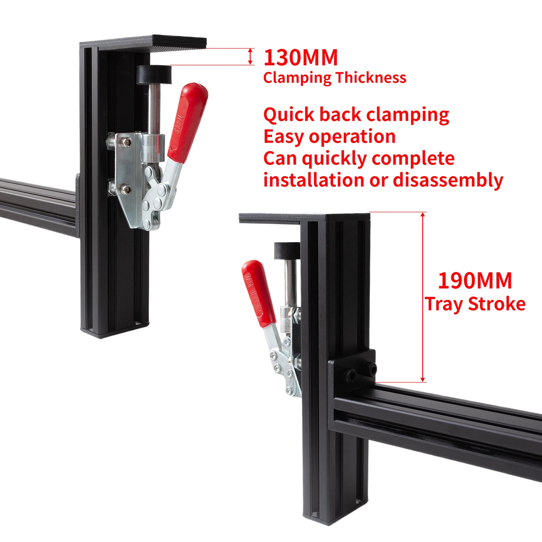 Desktop Mounting Bracket Sim Racing Clip Table Clamp For FANATEC SQ Thrustmaster TH8A TSSH Logitech G29 G923 MOZA HGP SGP PXN A7