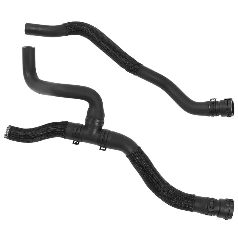 

A13F-Set Of 2 RADIATOR Three-Way Water Pipe Inlet & Outlet Hose For 10-15 Cruze 95390887 95390883 9075007 9075008