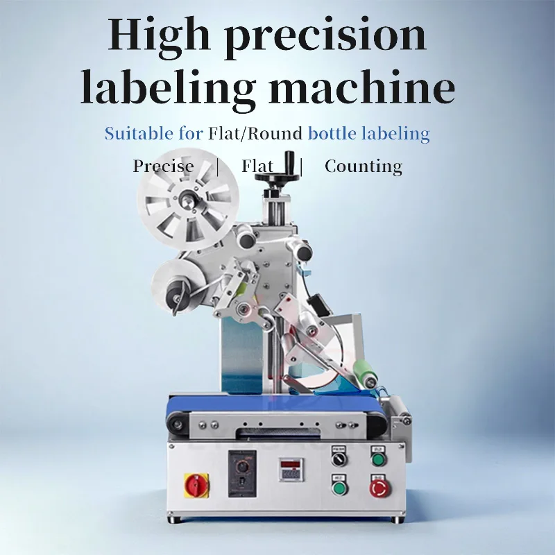220V Automatic Small Flat Labeling Machine LY-660 LY-140 Sticker Labeler Photoelectric Induction Auto Counting Speed Adjustable