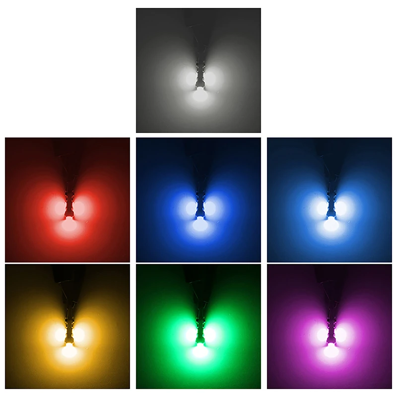 10 قطعة لمبات LED مشرقة T5 W3W W1.2W 70 73 74 مصابيح قياس لوحة القيادة التلقائية مؤشر تحذير السيارة أداة مصابيح ضوء العنقودية