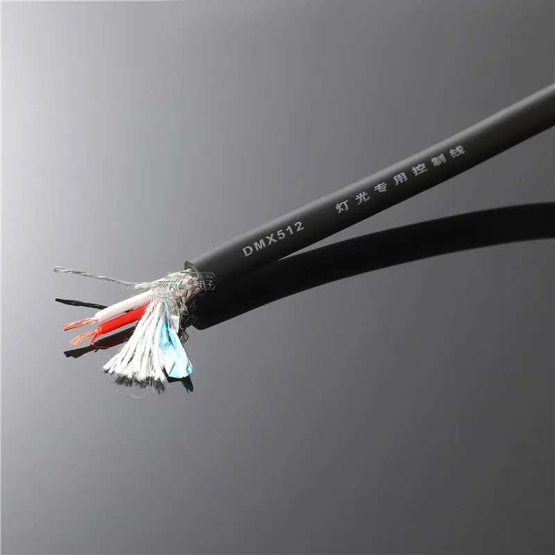 DMX512 Signal Cable 3-Pin XLR Male to Female Cord for Stage Lighting Controller Beam Par Light Connection