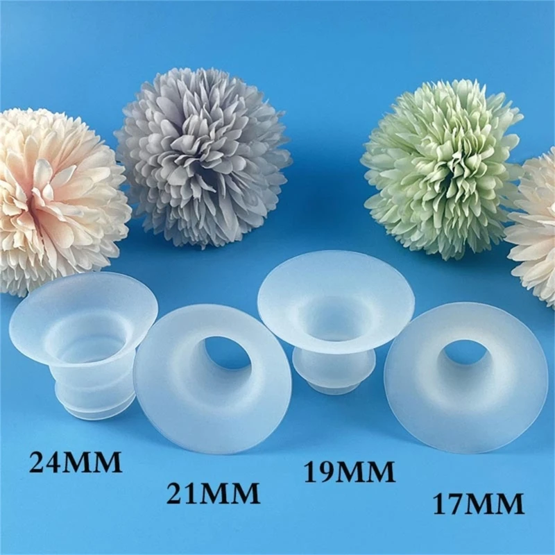 Silicone Insert Comfortable & Compatible Flange Adapter 17/19/21/24mm Durable QX2D