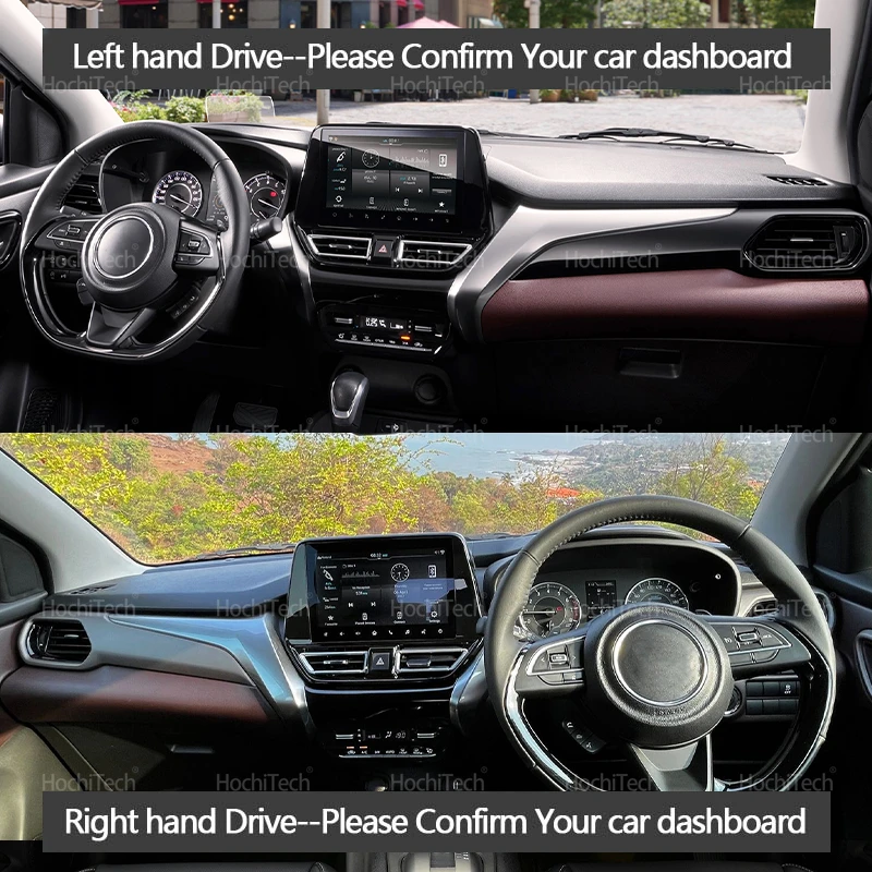 Auto Dashboard Cover Dash Mat Board Pad Carpet Dashmat Anti-UV Mats For Suzuki FRONX Starlet Cross WDB3S WEB3S 2023 2024-Present - view 2