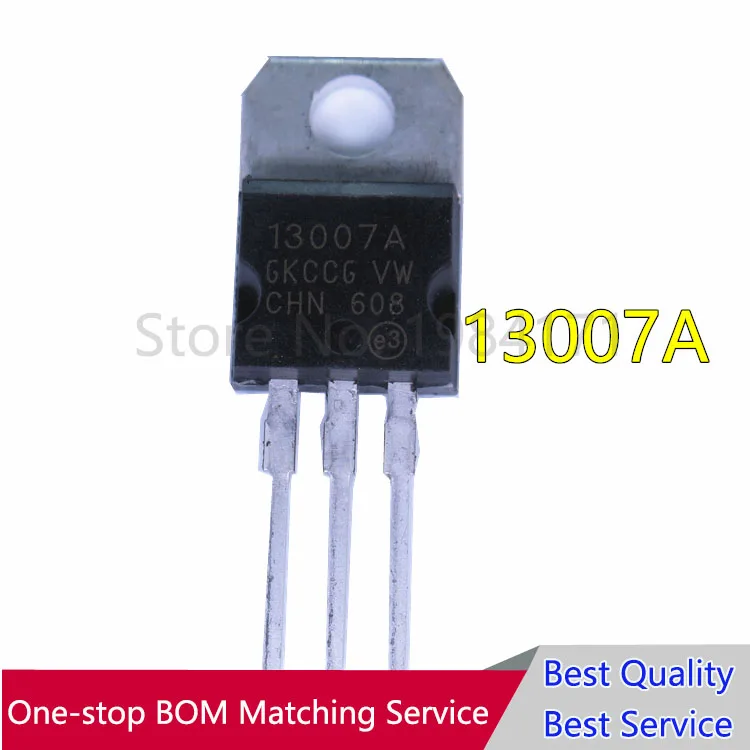 10PCS MJE13007A 13007 13007A TO-220 new and original SILICON NPN SWITCHING TRANSISTOR IC NEW