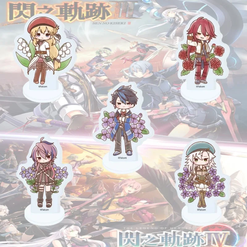 The Legend of Heroes: Trails from Zero GAME 10CM Acrylic Figure Stand Model Cosplay Toy Birthday Gift Ornament Keychain