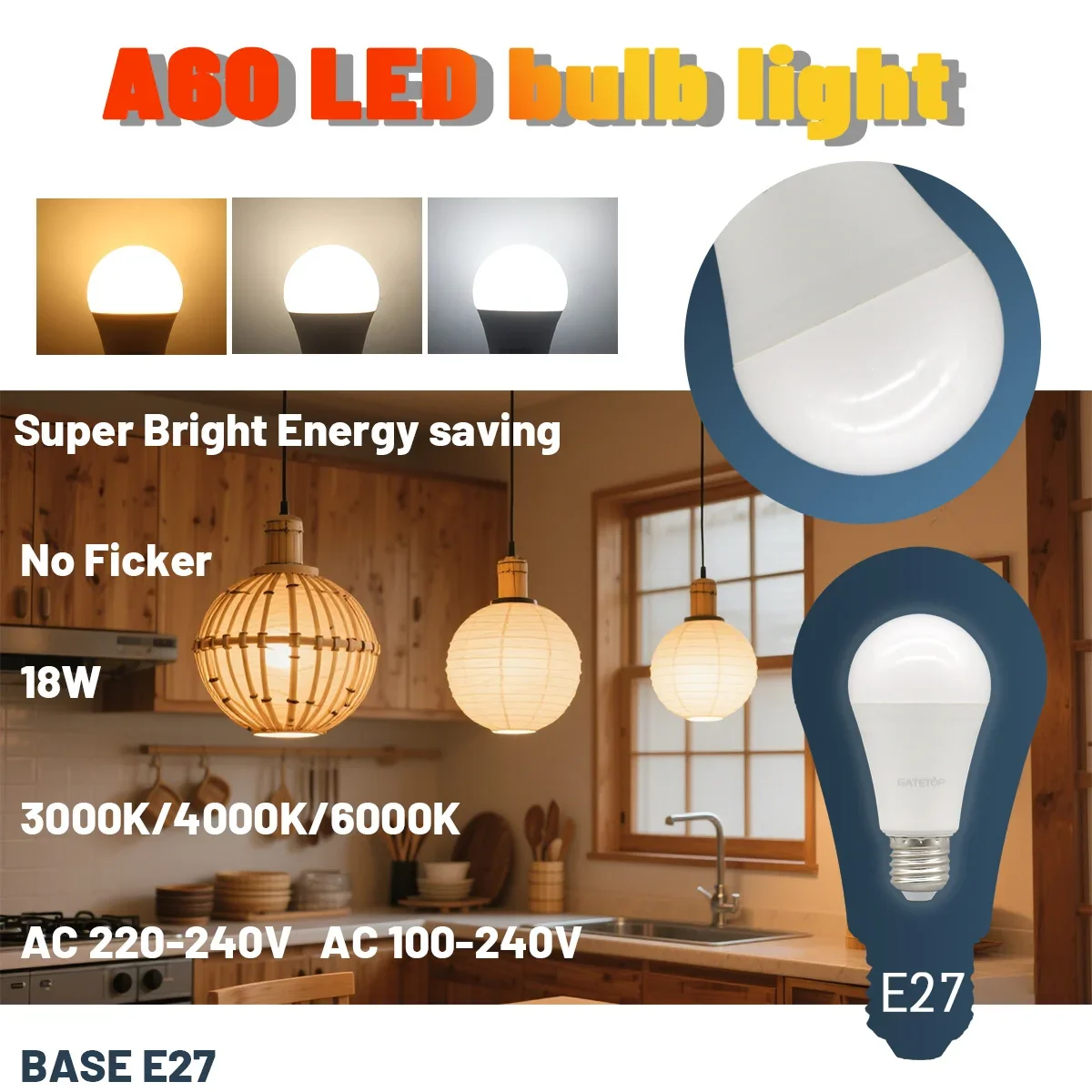 

1-10 шт. стол Bombilla 110 В 220 В E27 Lampada Lighting светодиодные лампы 18 Вт светодиодные фонари для гостиной Bombilla Inteligente Lampe