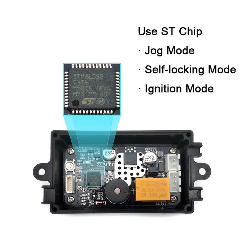 KL261 R558-S DC5.5-15V รีเลย์เอาต์พุตการใช้พลังงานต่ําลายนิ้วมือ Access Control Board พร้อมโหมดล็อคตัวเอง